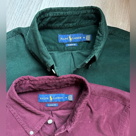 Bundle of 2- Ralph Lauren Classic Fit Corduroy Shirt - Picture 5 of 7